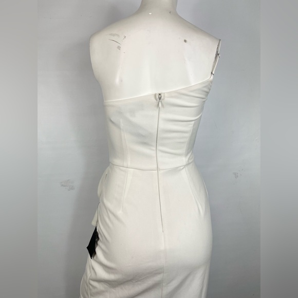 Lulus White One Shoulder Dress - Picture 3 of 7